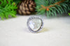 Ocean Jasper Lichen Ring (Size 6 1/2)