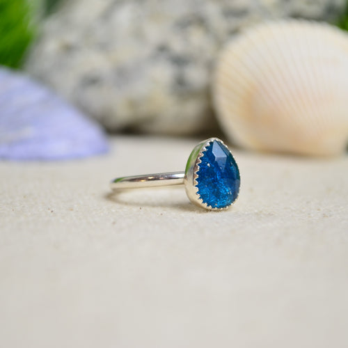 Ancient Roman Glass Stacking Ring (Size 6 1/2)
