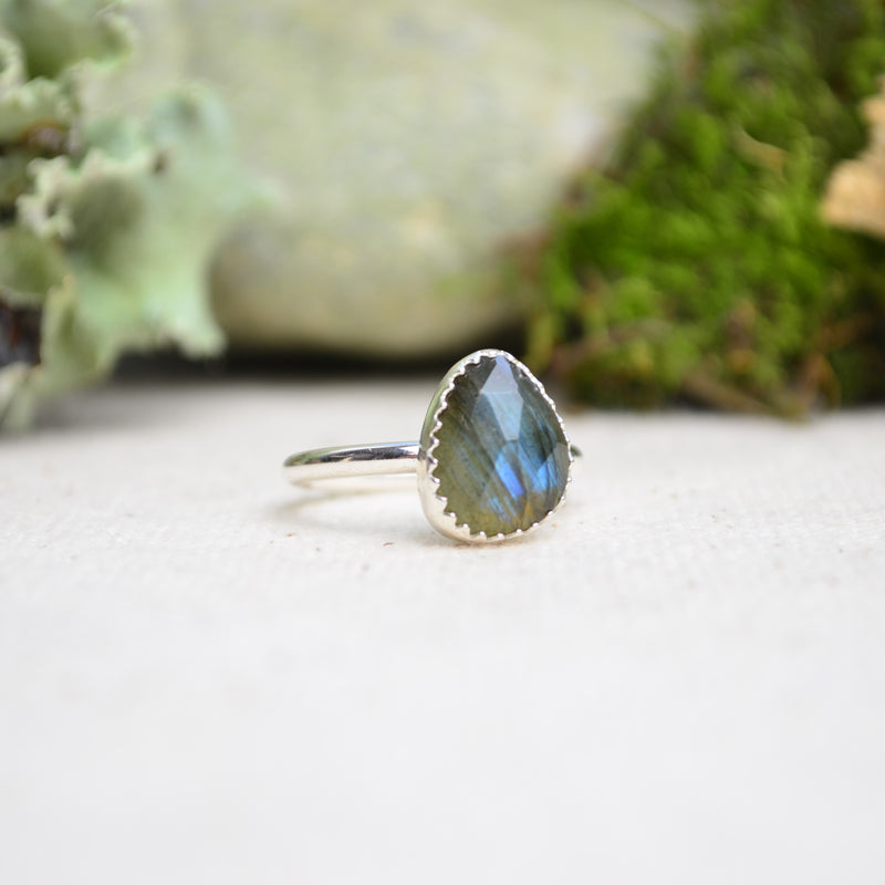 Labradorite Stacking Ring (Size 5)