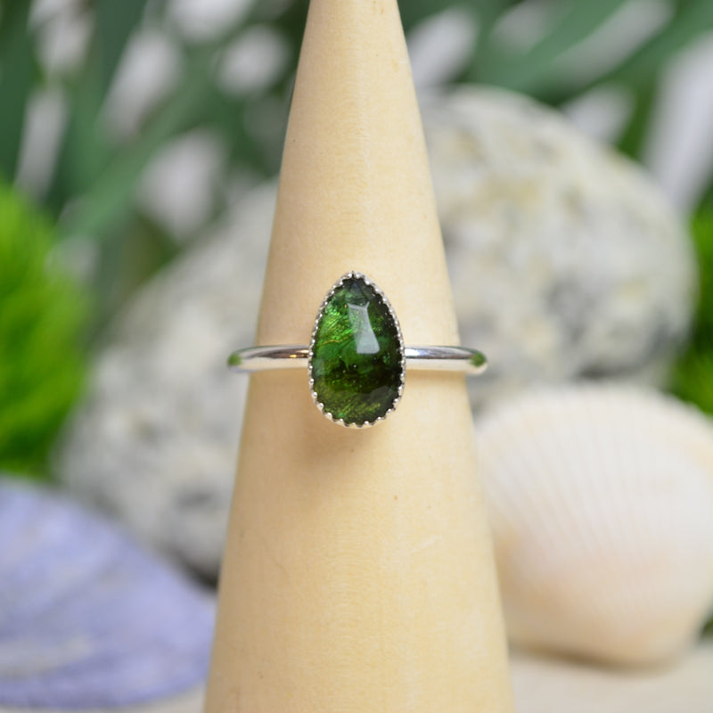 Ancient Roman Glass Stacking Ring (Size 7)