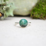 Emerald Stacking Ring (Size 6 1/2)