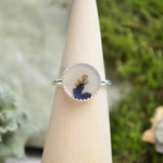 Dendritic Agate Stacking Ring (Size 7)