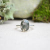 Moss Agate Stacking Ring (Size 7)