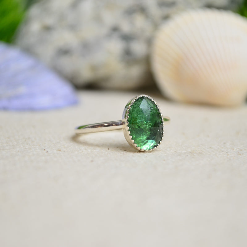 Ancient Roman Glass Stacking Ring (Size 8 1/2)