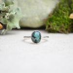 Emerald Stacking Ring (Size 7 1/2)