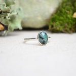 Emerald Stacking Ring (Size 7 1/2)
