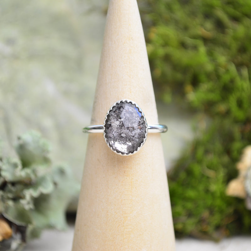 Garden Quartz Stacking Ring (Size 7 1/2)