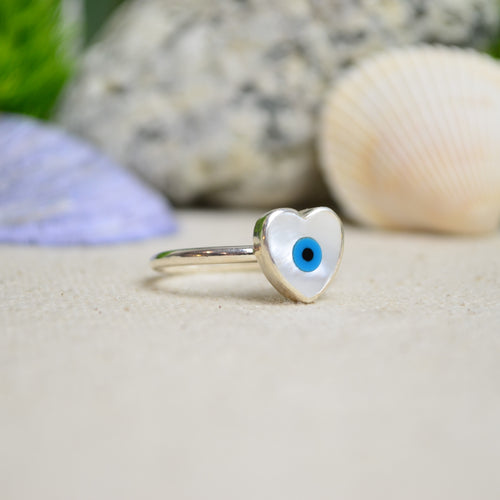 Mother of Pearl Stacking Ring (Size 9 1/2)