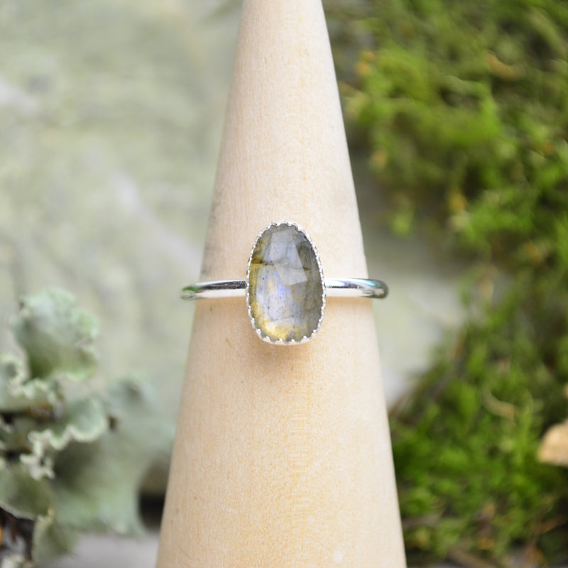 Labradorite Stacking Ring (Size 8 1/2)