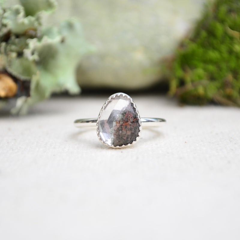 Garden Quartz Stacking Ring (Size 8 1/2)