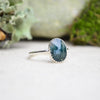 Moss Agate Stacking Ring (Size 8 1/2)