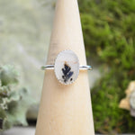 Dendritic Agate Stacking Ring (Size 9)