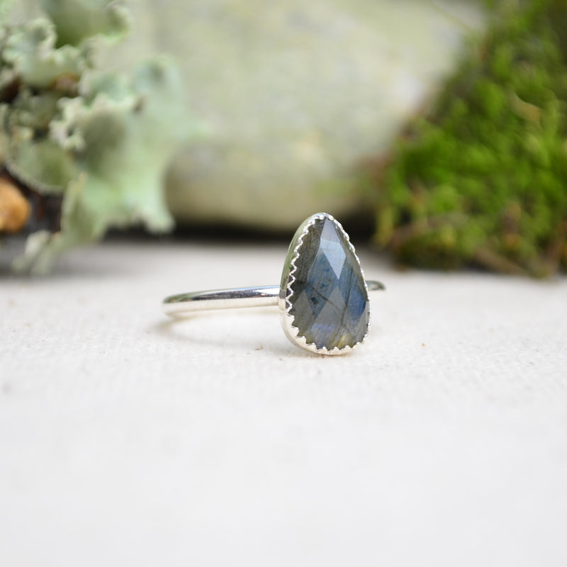 Labradorite Stacking Ring (Size 9 1/2)