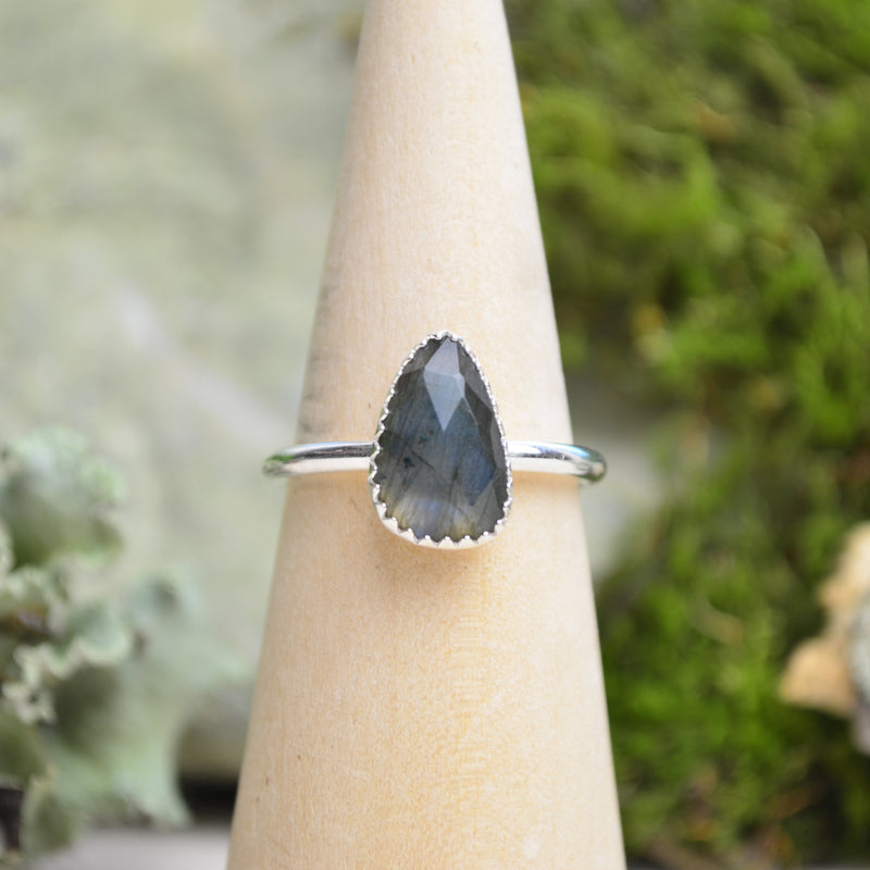 Labradorite Stacking Ring (Size 9 1/2)