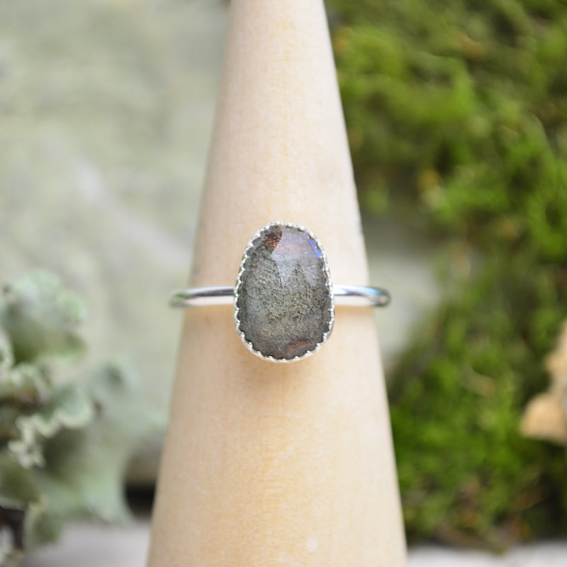 Garden Quartz Stacking Ring (Size 9 1/2)