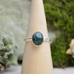 Emerald Stacking Ring (Size 10)
