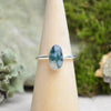 Moss Agate Stacking Ring (Size 10)