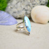 Golden Hills Turquoise Split Band Ring (Size 7 3/4)