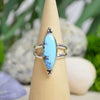 Golden Hills Turquoise Split Band Ring (Size 7 3/4)