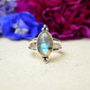 Labradorite Split Band Ring (Size 8 1/2)