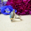 Labradorite Split Band Ring (Size 8 1/2)