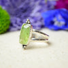 Green Kyanite Split Band Ring (Size 10)