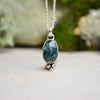 Moss Agate Charm Necklace