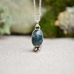 Moss Agate Charm Necklace