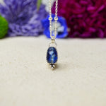 Blue Kyanite Charm Necklace