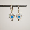Huggie Earrings w/ Mother of Pearl