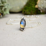 Labradorite Charm Necklace