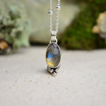 Labradorite Charm Necklace