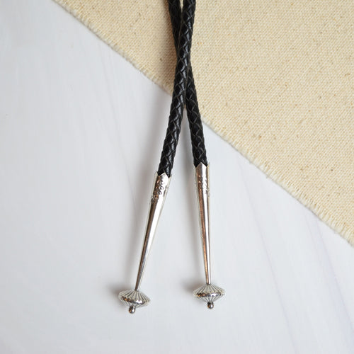 Dendritic Limestone Bolo Tie/ Hankie Tie