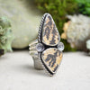Dendritic Limestone Ring (Size 8 1/4)