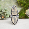 Dendritic Limestone Ring (Size 10)
