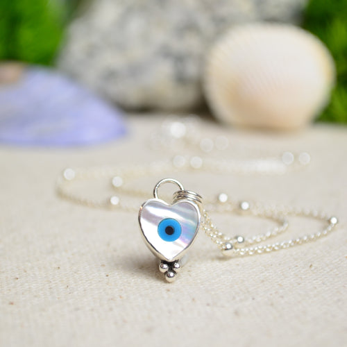 Mother of Pearl Charm Necklace