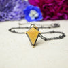 Heliodor Necklace with 14K Yellow Gold Accents