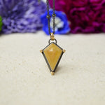 Heliodor Necklace with 14K Yellow Gold Accents