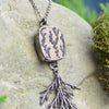 Cedar Branch & Dendritic Limestone Necklace