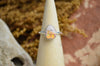 Fire Opal Stacking Ring (Size 5 1/2)