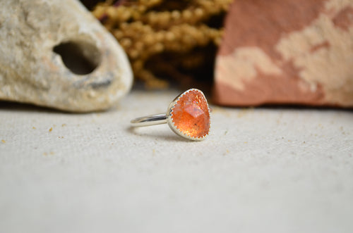 Sunstone Stacking Ring (Size 6)