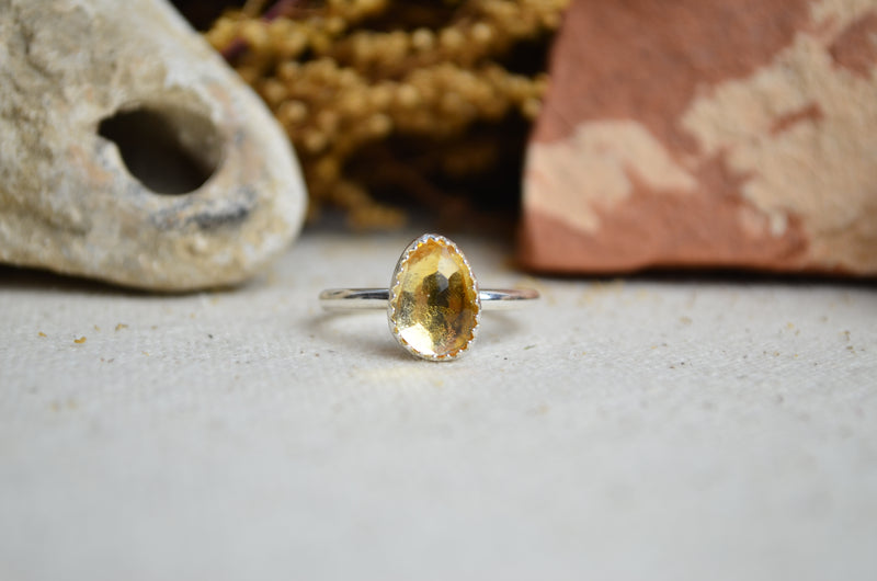 Citrine Stacking Ring (Size 7 1/2)