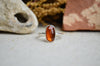 Orange Kyanite Stacking Ring (Size 8)