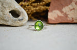 Peridot Stacking Ring (Size 8)