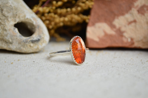 Sunstone Stacking Ring (Size 10)