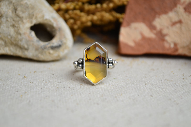 Montana Agate Ring (Size 6 1/2)