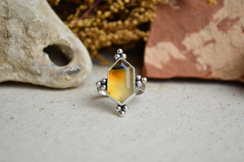 Montana Agate Ring (Size 8)