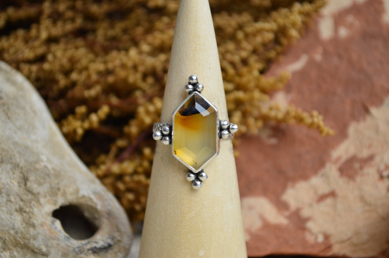 Montana Agate Ring (Size 8)