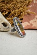 Jasper Wide Band Ring (Size 9 1/2)