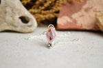 Fire Opal Charm Necklace